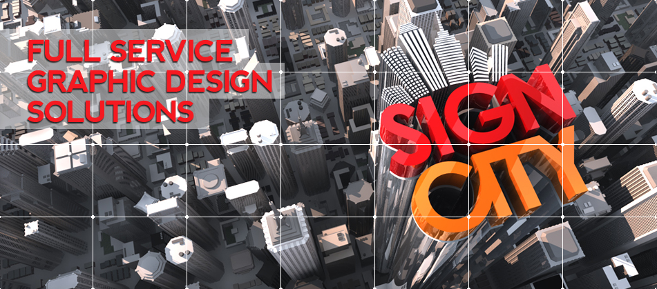 skyscraper graphic for sign city